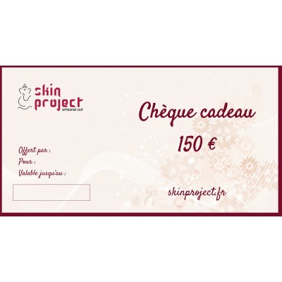 Chèque cadeaux 150 €