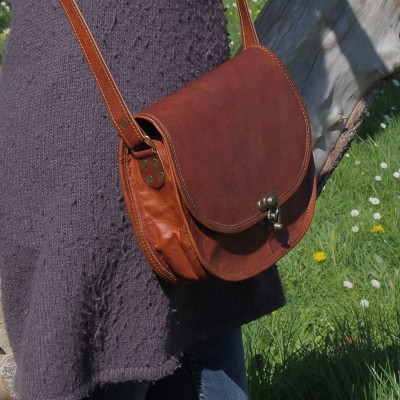 Sac à main en Cuir à Crochet - LadiesBag L