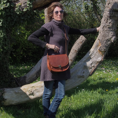 Sac à main en Cuir à Crochet - LadiesBag L