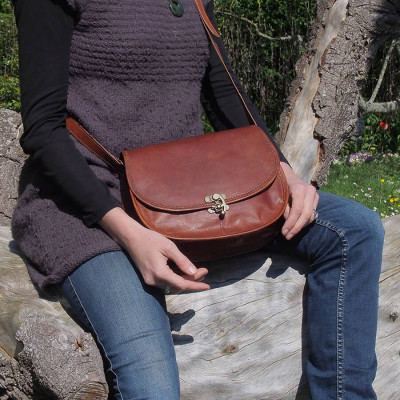 Sac à main en Cuir à Crochet - LadiesBag L